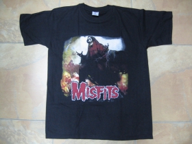 Misfits, čierne pánske tričko 100%bavlna posledný kus veľkosť S